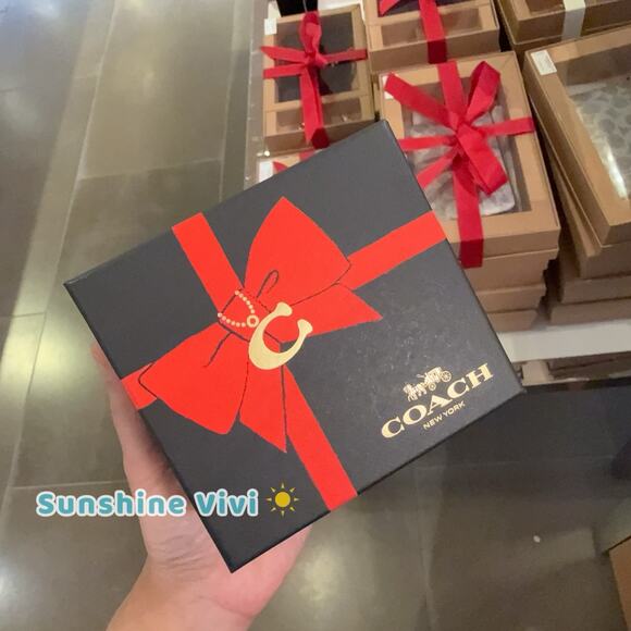 NEW Coach Heart And Cherry Bangle Set Gold/Silver CCU42 Holiday Gift 2025 - Picture 2 of 4